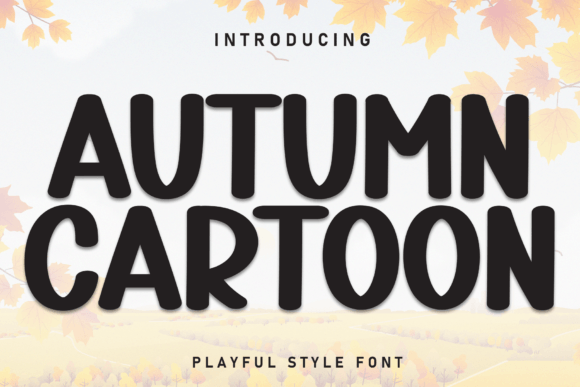 Autumn Cartoon: A Playful Display Font for Bold Campaign Visuals
