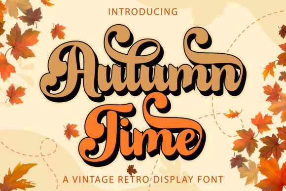 Autumn Time Font Review: A Display Typeface for Small Business Branding
