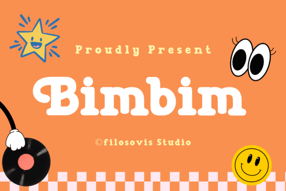 Bimbim Display Font for Playful Brand Content