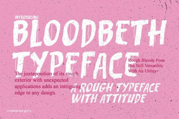 Bloodbeth: A Display Font That Elevates Small Business Branding