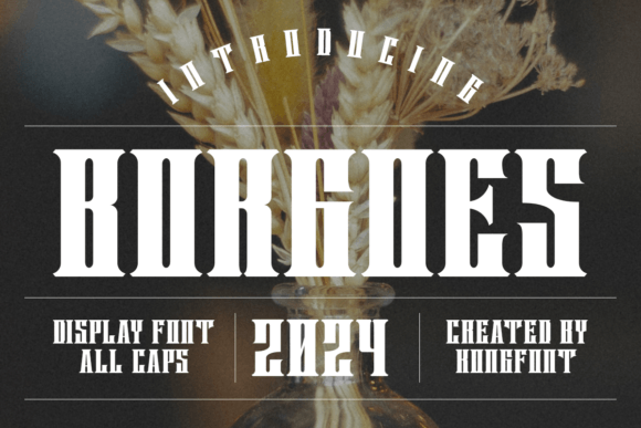 Borgoes: A Display Font That Brings Vintage Charm to Handmade Goods