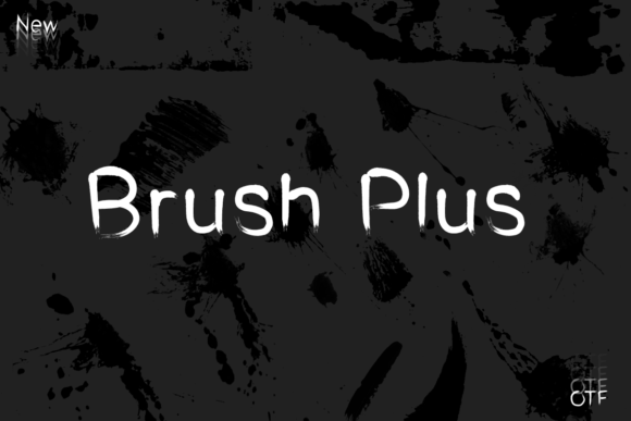 Brush Plus: A Display Font for Handcrafted Brand Identity
