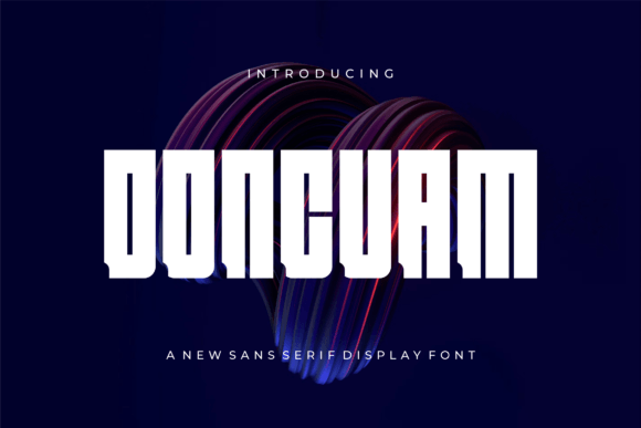 Doncuam: A Bold Display Font for Editorial Storytelling