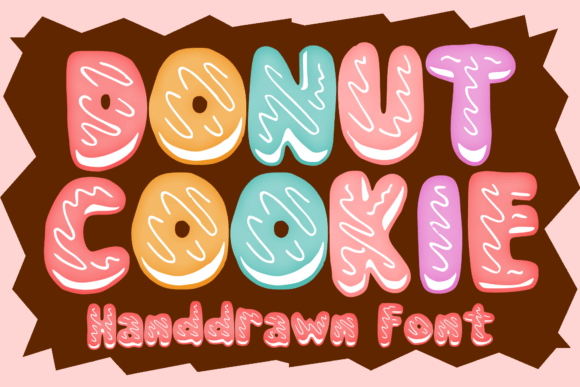 Donut Cookie: A Playful Display Font for Handmade Products and Printables