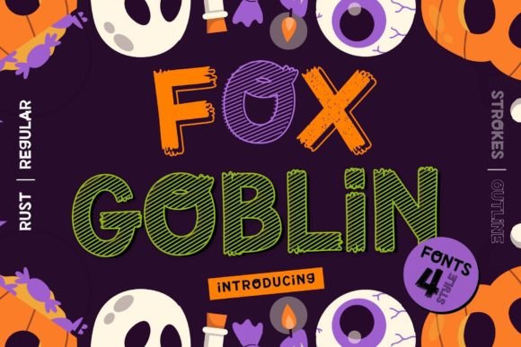 Fox Goblin Font: A Playful Display Typeface for Crafters and Makers