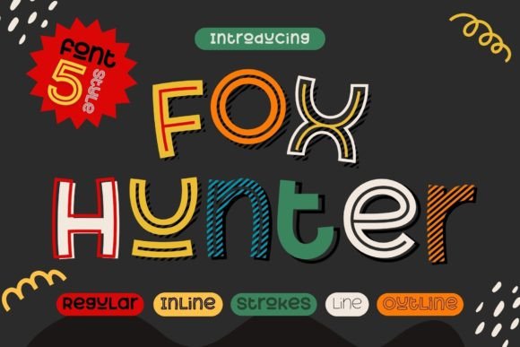 Fox Hunter: A Playful Display Font That Makes Your Small Business Brand Stand Out
