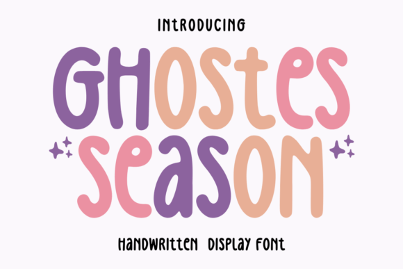 Ghostes Season: A Display Font That Brings Festive Character to Real Branding Work