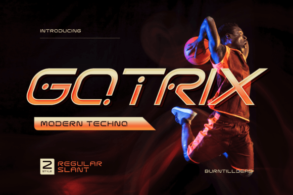 Gotrix: A Futuristic Display Font for Handmade Products