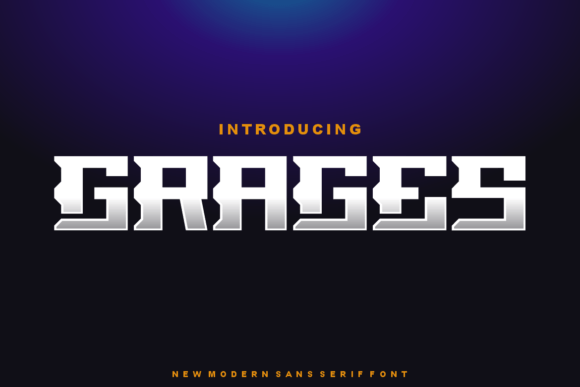 Grages: A Modern Display Font for Bold Digital Headlines
