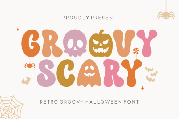 Groovy Scary: A Whimsically Eerie Display Font for Editorial Design