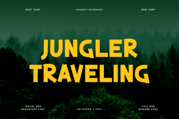 Jungler Traveling Font for Handmade Products