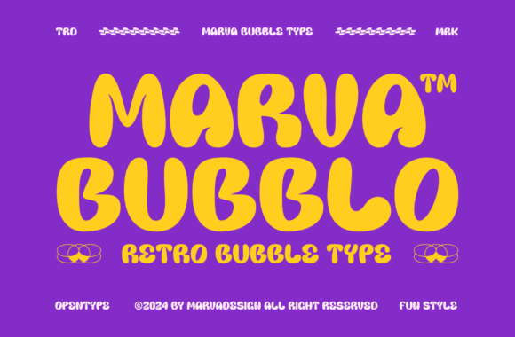 Marva Bubblo: A Groovy Retro Display Font for Scroll-Stopping Campaigns