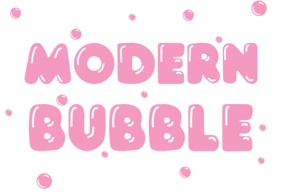 Modern Bubble Font: A Playful Display Typeface for Editorial Design