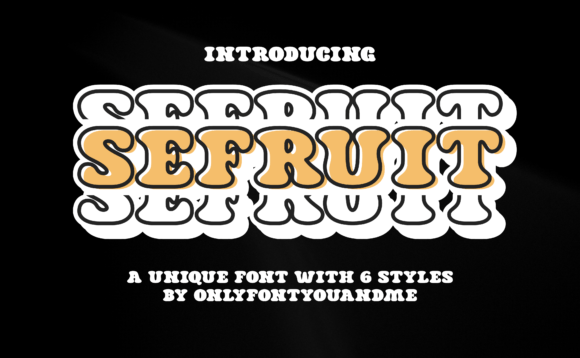 Sefruit: A Display Font That Adds Charm to Web Headers