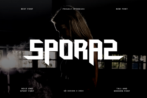 Sporaz Font: A Bold Display Typeface for Digital Campaigns