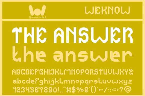 The Answer Font Review: A Techno Sci-Fi Display Typeface for Campaign Design