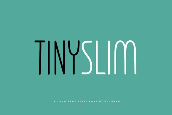 Tinyslim Display Font Brings Fresh Energy to Editorial Design