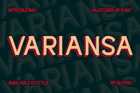 Variansa Display Font: 10 Styles to Elevate Your Brand Identity